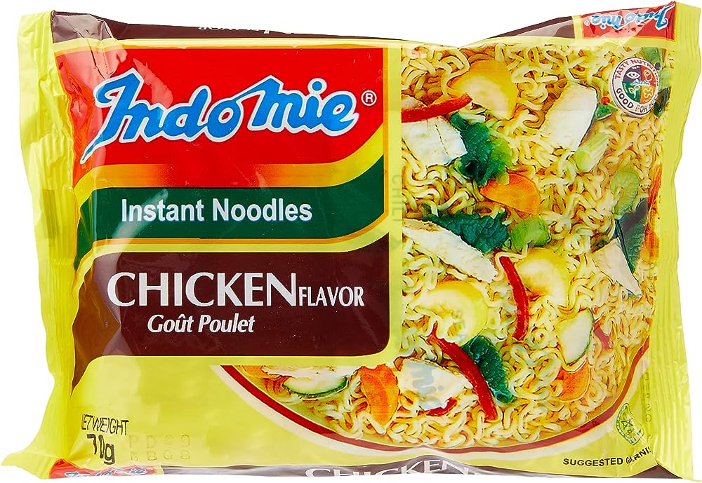 Indomie Instant Noodles - Chicken Flavor 70g (Pack of 40)