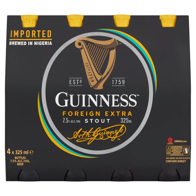 Guiness Foreign Extra Stout Beer 4 pack