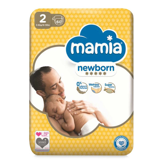 Mamia Nappy - 60pack - Size 2